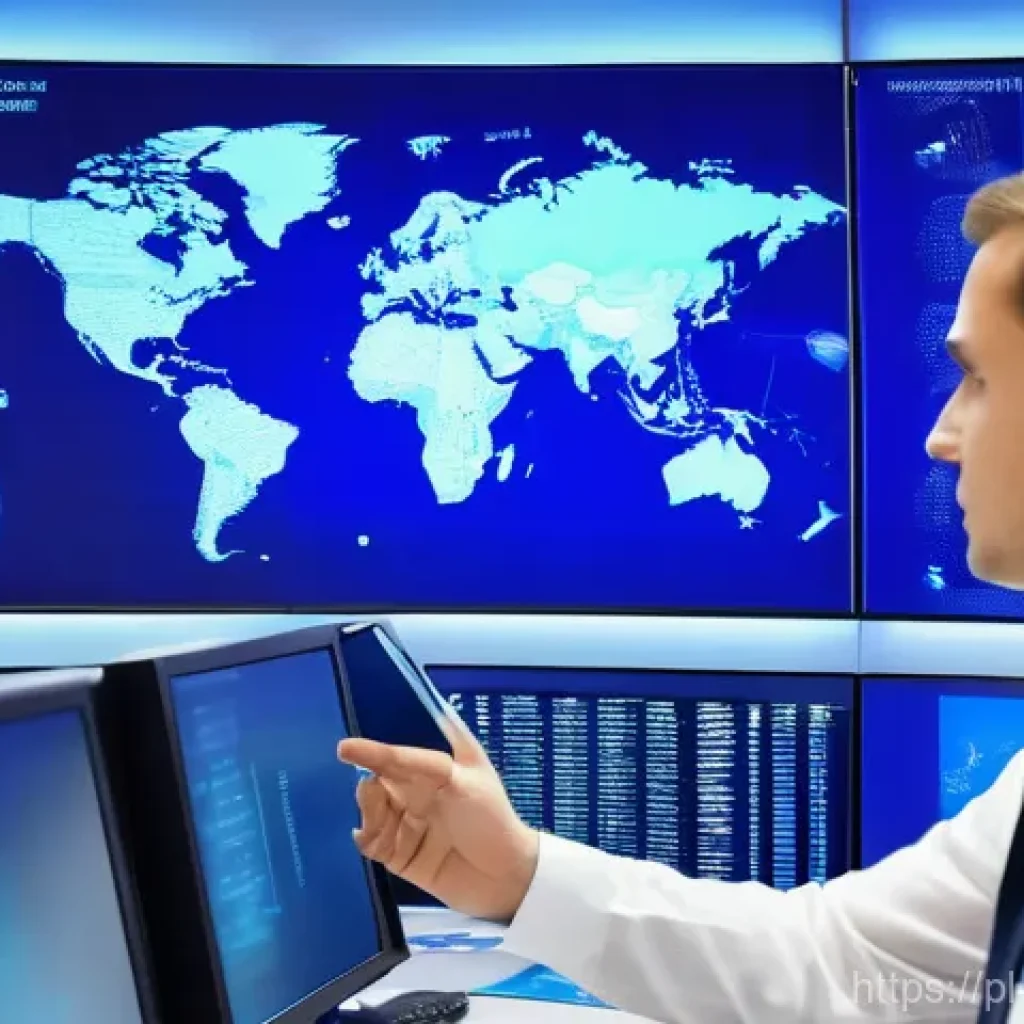 국제무역사고대응 - **Prompt: The Digital Frontier of EU Customs**
    "A sleek, futuristic European customs office inte...