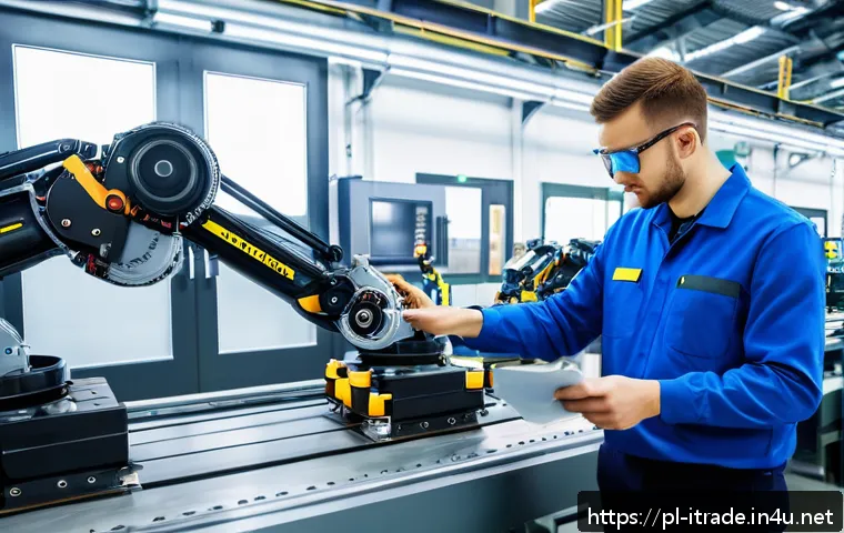 국제무역이론과실무 - A modern Polish manufacturing factory interior showcasing advanced automotive production lines with ...